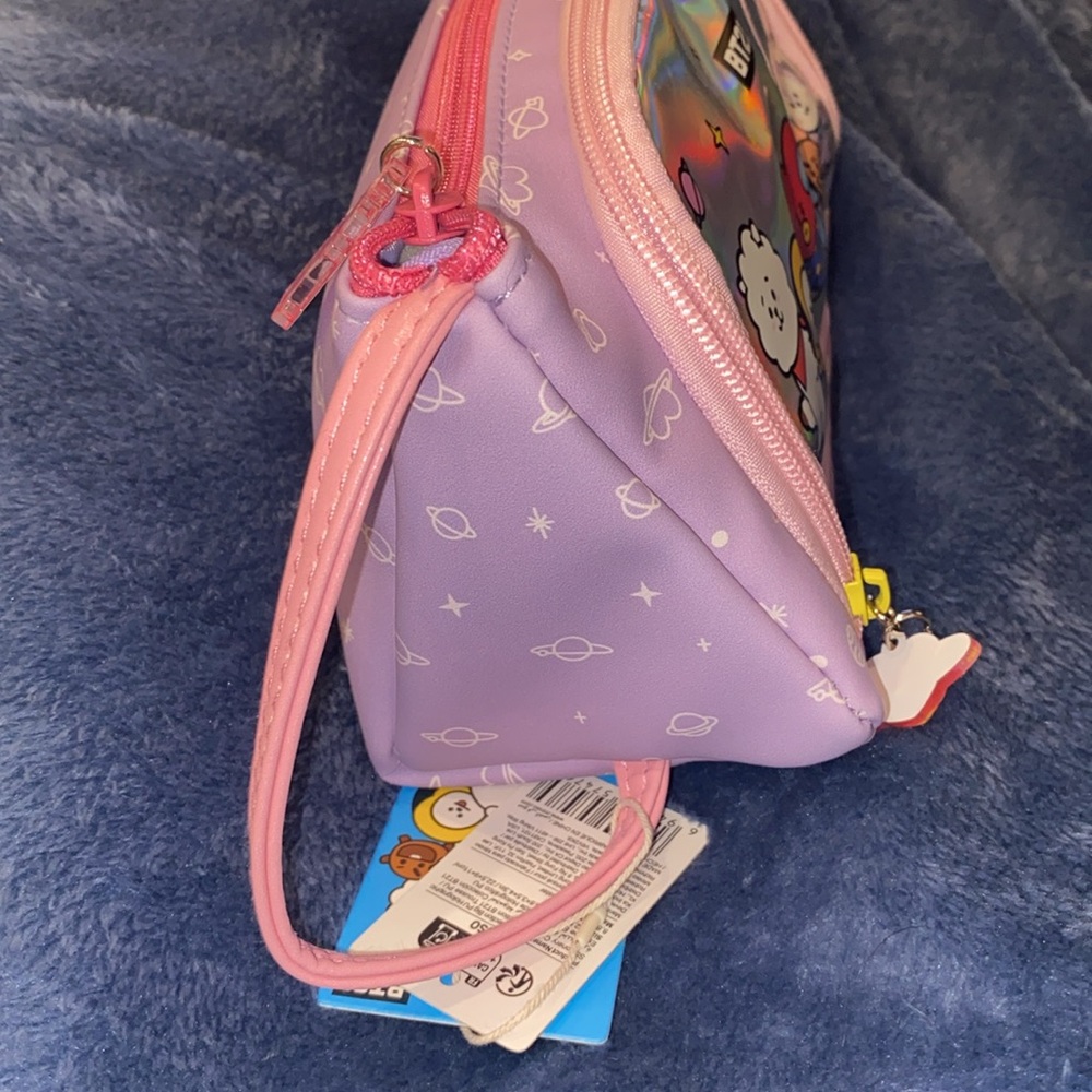 BT21 Collection Big PU Holographic Stationery Case - Picture 5 of 5